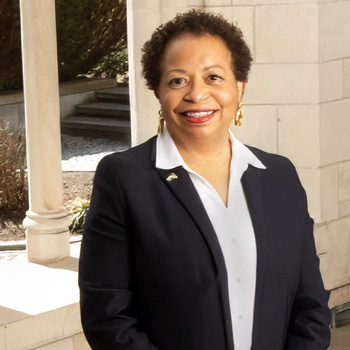 Executive Portrait of Trinity College President photographer by Frank Marchese