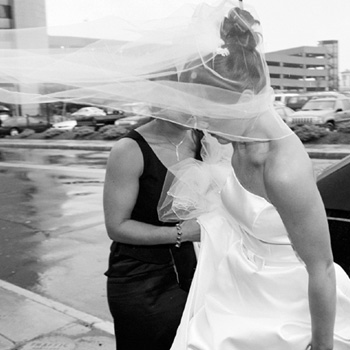 Black & White classic, fashion inspired wedding photography - Frank Marchese wedding photography