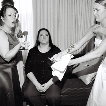 Classic B&W wedding photographers - Frank Marchese wedding photography