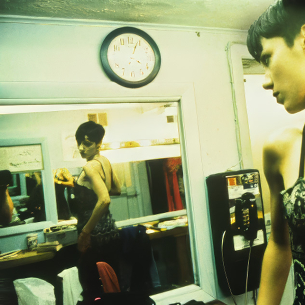 Young female performer in dressing room before show- editorial photography - Frank Marchese photography